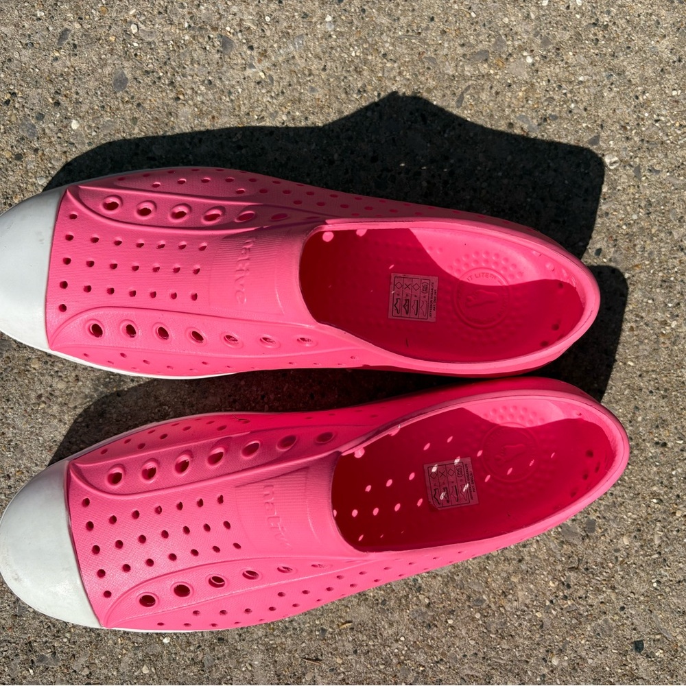 Native Vibrant Pink Slip-On Footwear